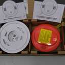 Kidde Smoke and Carbon Monoxide Detector, 10-Year Battery Powered, with Voice Alerts, LED Status Lights, 85 dB Alarm, 5 inches, 30CUD10-V, 3 Pack