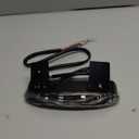 Motorcycle Chopped Rear Fender Edge LED Brake License Plate Tail Light Stop Running Light Turn Signal Lamp Compatible with Harley Sportster XL883N 1200N XL1200V XL1200X (Smoke Lens)