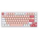 IROK FE75Pro Wireless RGB Hot Swappable Mechanical Keyboard, Three-Layer Dampening 81 Keys Gaming Keyboard, Customizable Backlit, USB-C/ 2.4GHz/ Bluetooth- White/ Red