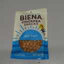 BIENA Chickpea Snacks - Crunchy Roasted Chickpeas - High Fiber Vegan Protein Snacks for Adults and Kids - 4-Pack, 5 Ounce Bags - Sea Salt, BBD:05/28/2027