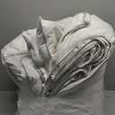 APSMILE Oversized King Down Feather Fibers Duvet Insert - Ultra-Soft All Season Down Feather Fibers Comforter Hotel Collection Comforter, Fluffy Medium Warmth (White, 120"x98")