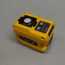 Azocek 220W Power Inverter Compatible with Dewalt 20V Battery(Battery not Included), DC 20V to AC 110V, 2 USB Ports & 1 Type-C Fast Charging, 400LM LED Work Light