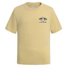 Quiksilver Boys' Short Sleeve Logo Graphic T-Shirt, Soft & Comfortable, Regular Fit, Yellow Omni, XL