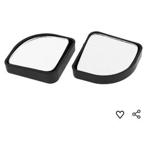2Pcs Universal Self-adhesive Car Reverse Rear View Blind Spot Auxiliary Mirror