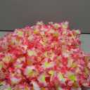 24 Counts Hawaiian Leis Necklace Tropical Flower Lei Floral Luau Party Decorations Hawaiian Flower Luau Necklaces Hula Dance Garland Headbands for Beach Birthday Wedding Party (Pink)