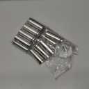 PATIKIL 1x2.4" Standoff Screws, 16 Pack Stainless Steel Stand Off Wall Mounts Wall Sign Mounting Hardware Advertising Standoff Nail for Hanging Acrylic Signs Picture Frame, Silver