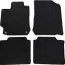 Floor Mats Compatible with 2012-2017 Toyota Camry, Black Nylon Front Rear Flooring Protection Interior Carpets 4PC by IKON MOTORSPORTS, 2013 2014 2015 2016