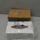 Tissue Box Cover, Rectangular Facial Tissue Holder with Bottom, Decorative Storage Box for Bathroom Vanity, Countertops, Dressers, Night Stand, Car, RV, Parlors and Offices - White