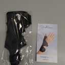 DrFinger Thumb Brace Spica Splint for Right & Left Hand, De Quervain's Tenosynovitis Splint, Breathable Wrist & Thumb Stabilizer, for Trigger Thumb, Arthritis, Tendonitis, Men and Women -Black (L/XL)