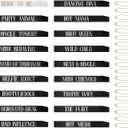 Snsowed 18 Pack Bachelorette Party Sashes, Bride Tribe Funny Bridesmaid Sash Set, Team Bride Sash, Maid of Honor Sash for for Bachelorette Hen Party and Bridal Shower Engagement Wedding Party