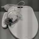 Bidet Toilet Seat Electric Warm Water Bidet with Warm Air Drying, Heated Seat Bidets with Self-cleaning Nozzle Temperature Adjustable White (Round)