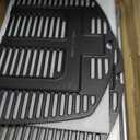 SafBbcue 7584 25" Cast Iron Cooking Grates & 65032 23.75" Grill Burner for Wber Q300 320 3000 3200 57060001 586002 Grills, Baby Q Grill Grids & Grates and Grill Burner Tube Kit for Weber 7646 & 65032