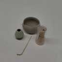 Artcome Matcha Tool Set Bowl with Pouring Spout, Whisk, Whisk Holder, Tea Scoop  Traditional & Refined (Coffee)