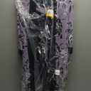 R&M Richards 2PC Puff Print Jacket W/Solid Shift Dress & Detachable Necklace, Size 6, Navy/Lavender