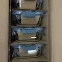 10 Pack Glass Food Storage Containers, Meal Prep Containers with Lids, Airtight Glass Lunch Boxes, Freezer, Oven, and Microwave Safe