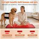 24 x 12 Red Light Therapy Belt for Body, 660nm & 850nm Infrared Wrap with 3 Modes, 5 Intensity Levels, 1090 Min Timer, Adjustable LED Light for Muscle Relaxation & Wellness