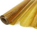 CMFYHM Iridescent Gold Cellophane Wrap Roll I 34 In Wide X 100 Ft Long I Colorful Cello Perfect For Baskets,Gifts, Treats,Birthday Holiday Wedding Floral, Party Arts Crafts Decoration (Gold)