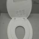 Little2Big Toilet Seat with Built-In Toddler Potty Training Seat, Slow Close, Easy to Install, Made in USA, ELONGATED, White