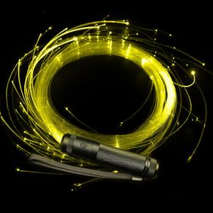 LED Fiber Optic Whip Dance, 6ft Swiveling Led Whip, 42 Different Lighting Effects, Metal Handle Pixel Whip, Suitable for Concerts, EDM, Rave Party, Live Performances, Gifts for Female Friends
