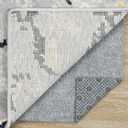 Premium Non Slip Rug Pad 5x7 Feet, 1/4" Thick Cushioned Rug Gripper for Hardwood Floors, Vinyl, Laminate, Stone, Carpet & Tile, Under Rug Padding Protects Floors