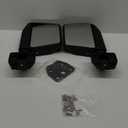 Side Mirrors for Half Doors Side View Mirrors for Tubular Doors Compatible with Jeep Wrangler TJ JK JL Gladiator JT 1997-2025 -1 Pair