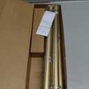 1” Diameter Gold Curtain Rods Itself is 30 to 90 inch, 1 Pack Fit 30-84 inch Windows with Heavy Duty Adjustable Rod 1 Inch Diameter Splicing Metal Extra Long Curtain Rod