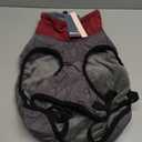 IECOii Extra Warm Dog Coat for Medium Dogs, Waterproof & Windproof Dog Jackets with Leash Hole, Adjustable Turtleneck Dog Winter Coat Reflectvie Pet Fleece Vest for Cold Weather, Burgundy, M