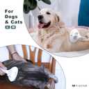 Cat Hair Brush,Cat Brush for Shedding,Soft Silicone Self Cleaning Brushes for Short and Long Haired Cats for Grooming and Shedding (White)