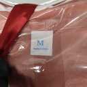 Satin Pajama Set Christmas Red & Pink Striped PJs for Women & Men, Long Sleeve Button-Up Top with Pants