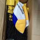 Amazon Basics Portable Outdoor Volleyball and Badminton Combo Set with Sturdy Poles and Storage Bag