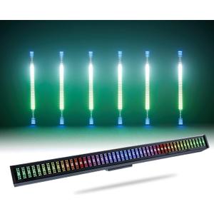 Stage Lights 200W LED DJ Light Bar RGBW 4in1 Strobe Light Bar,Wash Light Bar 96 Partition Pixels 576 LEDs DMX Control Sound Activated for Parties, Clubs, Weddings, Church Events