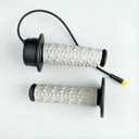 Full Twist Throttle 3 Pin, Plug and Play Ebike Throttle Compatible with Macfox, HappyRun, Freego, 12V-72V Throttle with IP76 Waterproof Plug