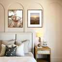 Wood 16x20 Picture Frame with 11x14 Mat, Display 11x14 with Mat or 16x20 Without Mat, Wood 16 by 20 Photo Frame, 16 x 20 Frame for Wall Hanging Display, Deep Brown, 2 Pack