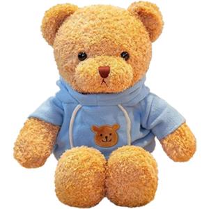 11.8 inches Teddy Bear Stuffed Animals Soft Plush Cute Teddy Bear Doll for Boys Girls (Blue)