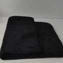 Soft 2x8 Runner Rugs for Bedroom Hallway, Non Slip Long Runners for Kitchen Laundry Dorm Washable, Modern Low Pile Area Rugs for Boys Men, Black