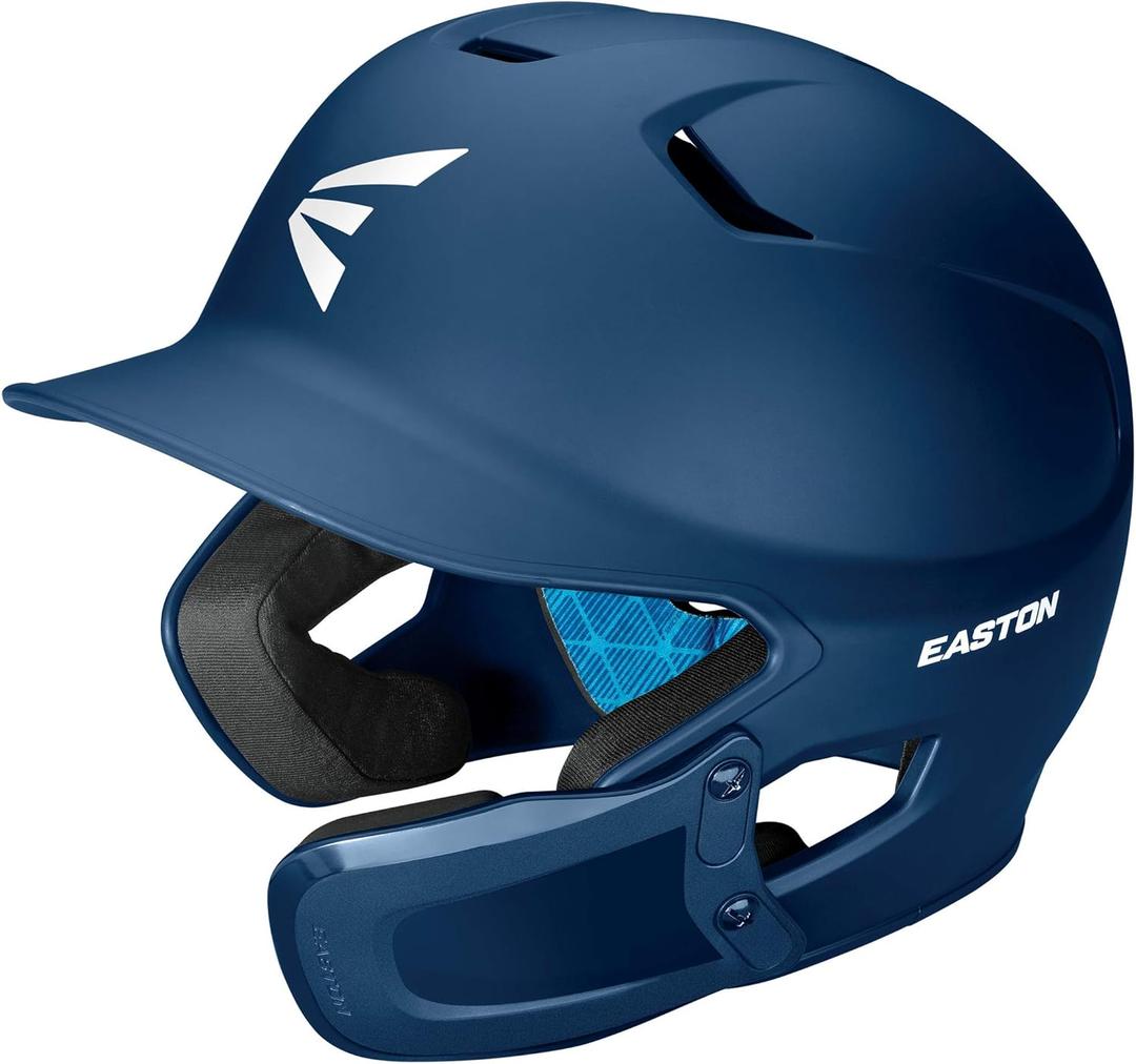 Easton Z5 2.0 Baseball Batting Helmet | Reversible Jaw Guard Included (Junior (6"- 7"), Navy)