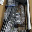 Clothes Rack, Clothing Rack for Hanging Clothes, 4 Tiers Adjustable Closet Organizer System with Drawer | Double Rods | Side Hooks | Load 445lbs | 23" L x 13.18" W x 78.74" H | Black