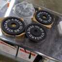 Fitvids Cast Iron 2-Inch Weight Plates for Strength Training & Weightlifting, 255 LB Set