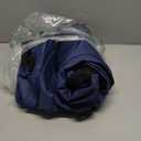 Finnhomy 120L Foldable Rolling Duffel Bag with 3 Wheels, Light Weight Travel Duffel bag with Large Loading Capacity, 32'' Rolling Duffel bag with Shoulder Strap (Blue)