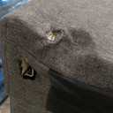 Wakefit Reversible Sectional Sofa Couch, Sleeper Sofa Bed with Storage Chaise Pull Out Couch for Living Room | Hidden Stroge | Pull Out Bed | Removable Backrest | Linen Fabric, DeepGrey