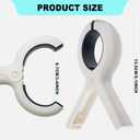 Pool Cover Clip Kit and Pool Cover Side Organizer Straps, Assist Single Person to Install Cover and Side Holder for Easy Access (4X Organizer Straps, 8X Clips)