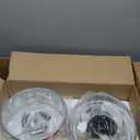 52 inch Flush Mount Ceiling Fans with Lights Remote Control, 5 Reversible Blades Indoor Low Profile Crystal Lighting Chandelier Ceiling Fans for Bedroom Living Room (Chrome)