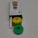 Baby Spinning Stacking Toys for Toddlers 1-3, Rainbow Ring Stacker Montessori Toys for Babies 6-12 Months, 1 2 3 One Year Old Girl Boy Christmas Birthday Gifts, Autism Sensory Learning Toy