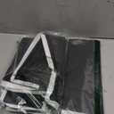 HOLDN' STORAGE Premium Wrapping Paper Storage Container - Durable 600D Tear-Proof, Fits 27 Rolls Gift Wrap, Extra Pockets for Ribbons & Bows, Underbed Storage - Ideal for Holiday Christmas, Black/White Trim