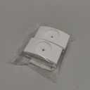 Wall Nanny - Baby Gate Wall Protector (Made in USA) Protect Walls from Pet Gates & Dog Gates - No Safety Hazard on Spindles - for Child Pressure Mounted Baby Gate for Stairs Cup Guard - White, 4 Pack