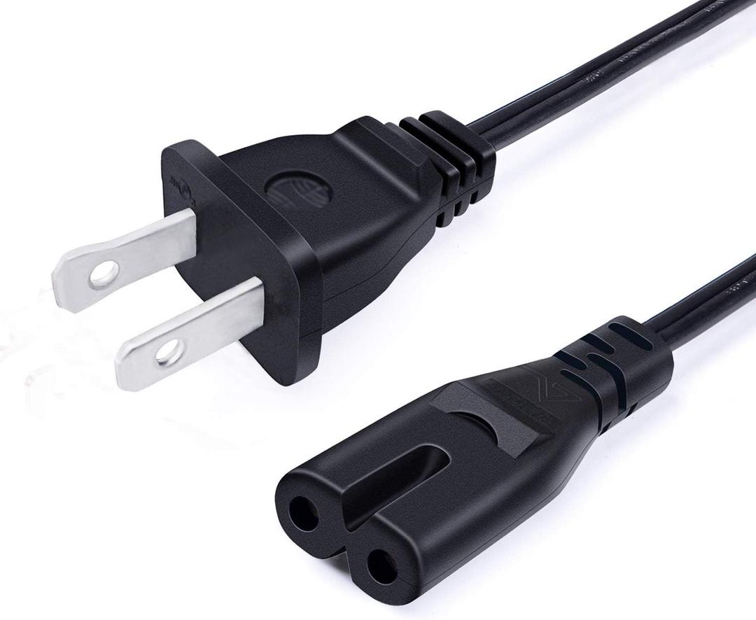 8ft AC Power Cord for TCL Roku TV 5 Series 6 Series 65 inch 4k QLED 55 inch 75 inch 4k 50 inch 43 inch TV Replacement AC Cable Power Cord