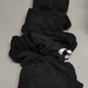 Smiry Waterproof Seat Covers for Dining Room Chairs Set of 4, Stretch Jacquard Removable Washable Chair Seat Slipcovers Protector, No Rear Covers, Black