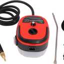 Handheld Steam Cleaner for Home, 1500W Pressurized Steamer Cleaner for Cleaning Portable Steam Cleaner for All Surfaces, Cleaning for Couch, Car, Floor, Kitchen, Bathroom (220V, Red)