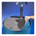 PIG Barrel Top Absorbent Mat - Lightweight for 55 Gallon Drums with Bungs (.75" Dia. and 2" Dia) - 25 Pads - 22" Diameter - MAT244