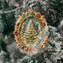 5 x Christmas Ornament 2025 - Vintage Christmas Ornament - Acrylic Xmas Ornament - Art Ornament - Christmas ornamentt 2025 - Christmas Ornaments 2025 - White Elephant Gifts - Xmas Tree Funny Decoration